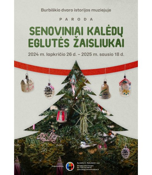 Paroda „Senoviniai Kalėdų eglutės žaisliukai“